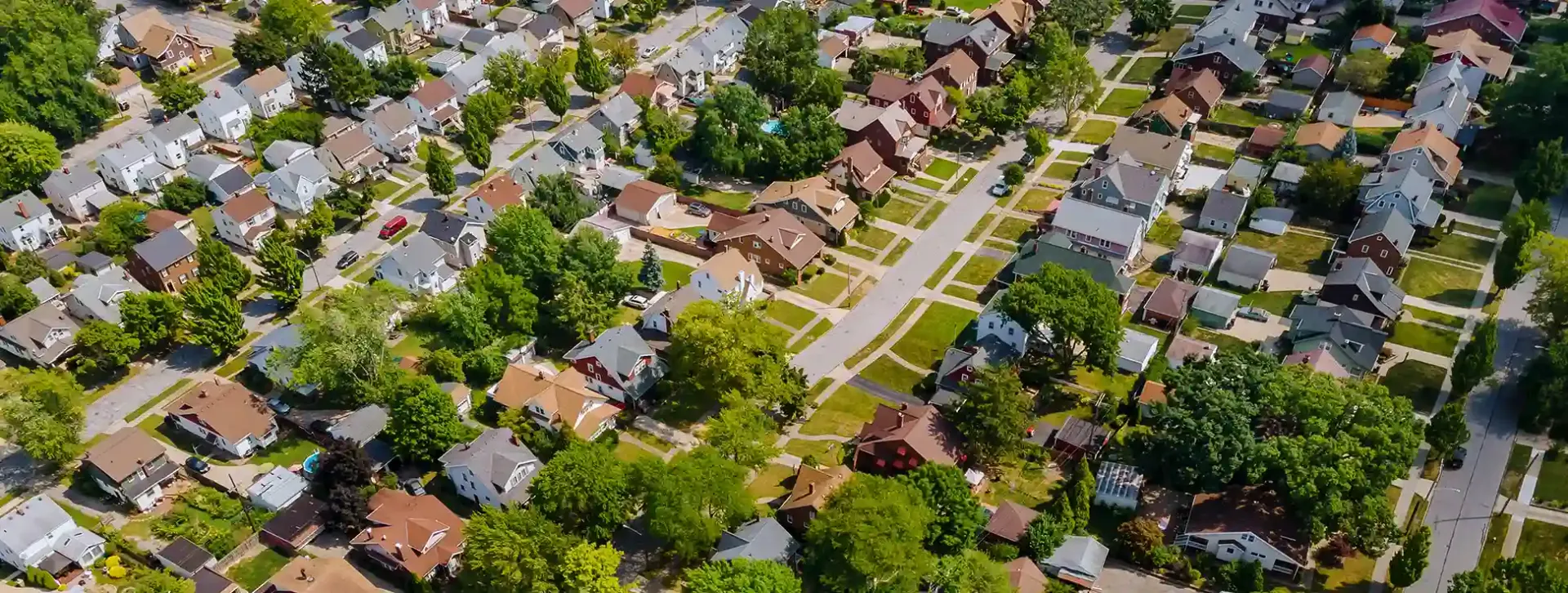 Residential roofs in North Texas